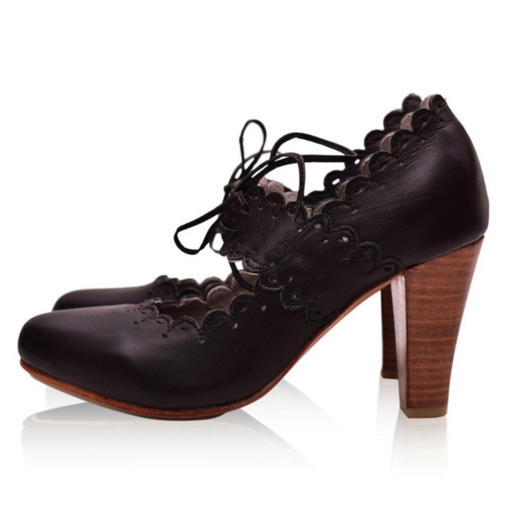 Paradise Bird Bali Elf leather heels